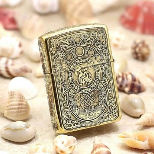 Zippo Armor Brass Fortune Pixiu - BRC04 - Hình ảnh 3