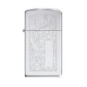 bật lửa zippo cao cấp họa tiết màu bạc