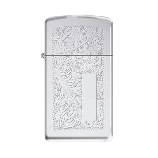 bật lửa zippo cao cấp họa tiết màu bạc