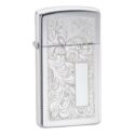 bật lửa zippo cao cấp họa tiết màu bạc