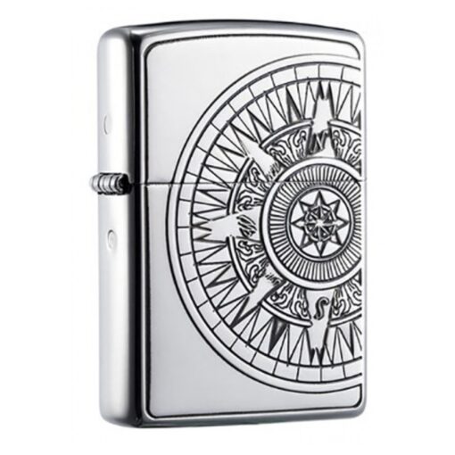 Zippo bản đồ Mỹ, Map Us Limited mạ bạc ZBT-3-101B