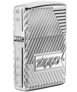 Zippo Armor Multicut Bolts and Flame High Polish Chrome - 29672