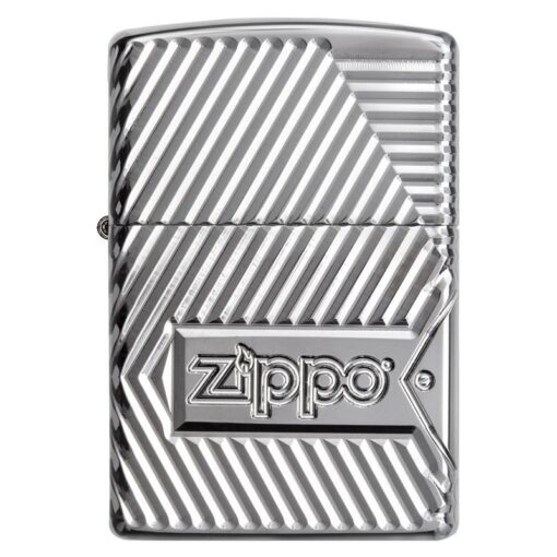Zippo Armor Multicut Bolts and Flame High Polish Chrome - 29672 - Hình ảnh 4