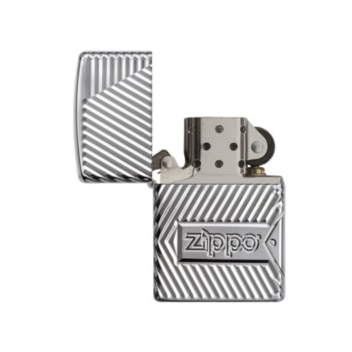 Zippo Armor Multicut Bolts and Flame High Polish Chrome - 29672 - Hình ảnh 2