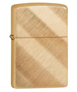 Zippo Diagonal Weave Brass - 29675