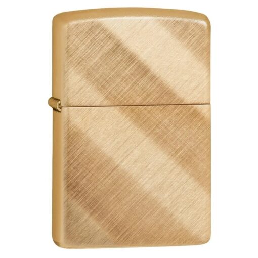Zippo Diagonal Weave Brass - 29675