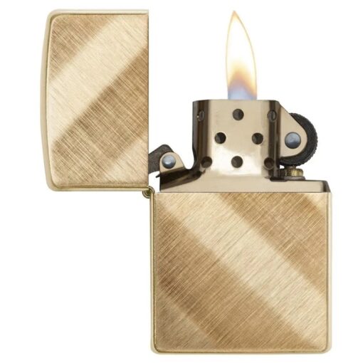 Zippo Diagonal Weave Brass - 29675 - Hình ảnh 4