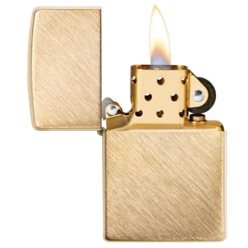 Zippo Herringbone Sweep Brass - 29830 - Hình ảnh 5