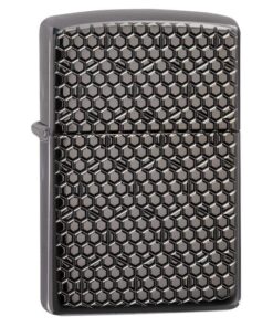Zippo Armor Hexagon Design Black Ice - 49021