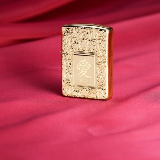 Zippo Armor Chinese Love Symbol High Polish Brass - 49022 - Hình ảnh 7