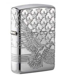 Zippo Armor MultiCut Patriotic Eagle High Polish Chrome - 49027