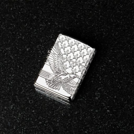 Zippo Armor MultiCut Patriotic Eagle High Polish Chrome - 49027 - Hình ảnh 8