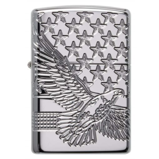 Zippo Armor MultiCut Patriotic Eagle High Polish Chrome - 49027 - Hình ảnh 4