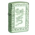 Zippo Armor High Polish Green Elegant Dragon - 49054