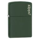Zippo Classic Green Matte with Zippo Logo – 221ZL