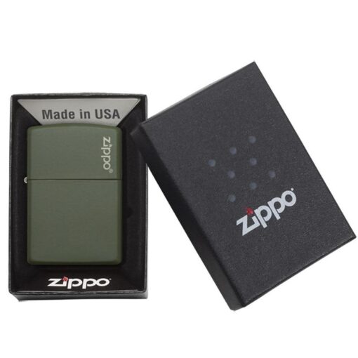 Zippo Classic Green Matte with Zippo Logo – 221ZL - Hình ảnh 6