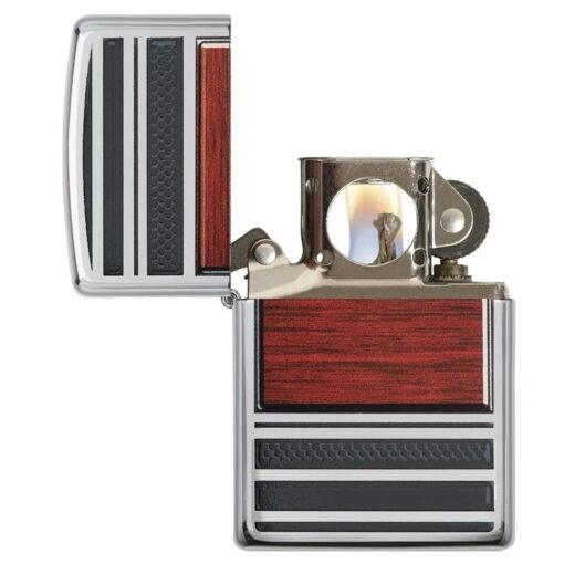 Zippo Steel And Wood Pipe - 28676 - Hình ảnh 4