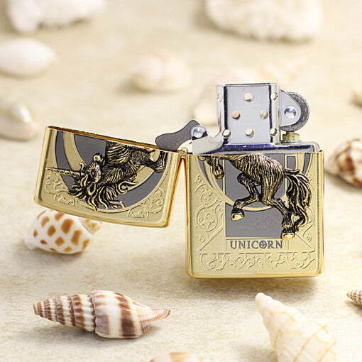 Zippo Unicorn Gold - ZA-1-32A - Hình ảnh 3
