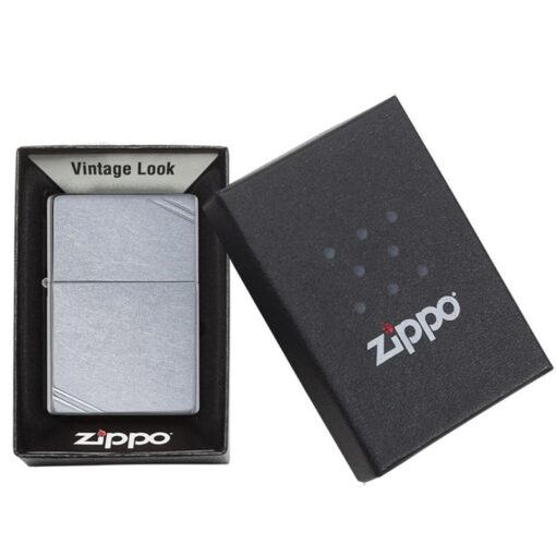 Zippo Street Chrome Vintage with Slashes - 267 - Hình ảnh 6