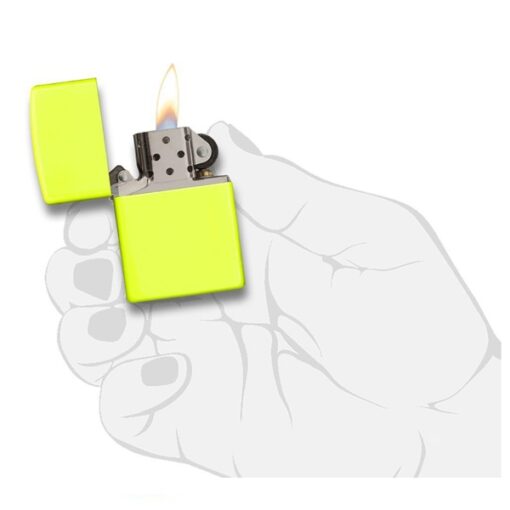 Zippo Neon Yellow Matte - 28887 - Hình ảnh 4
