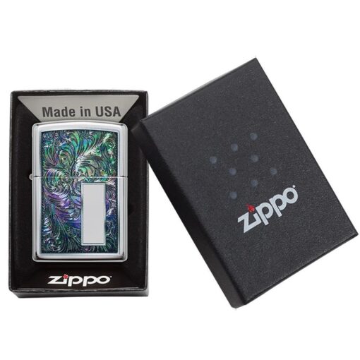Zippo Colorful Venetian Design High Polish Chrome - 49139 - Hình ảnh 7