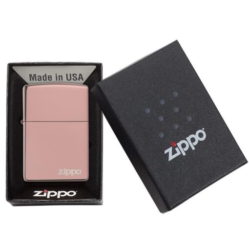 Zippo Classic High Polish Rose Gold with Zippo Logo – 49190ZL - Hình ảnh 6