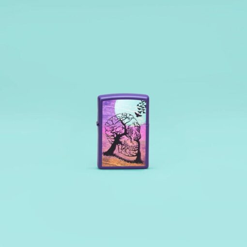 Zippo Skull Tree Design Purple Matte - 48638 - Hình ảnh 7