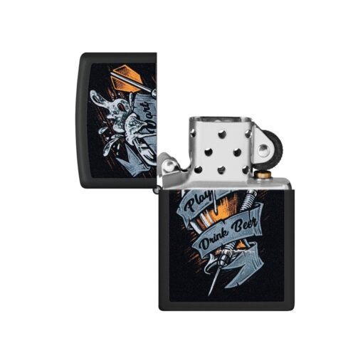 Zippo Darts Design Black Matte - 48679 - Hình ảnh 2
