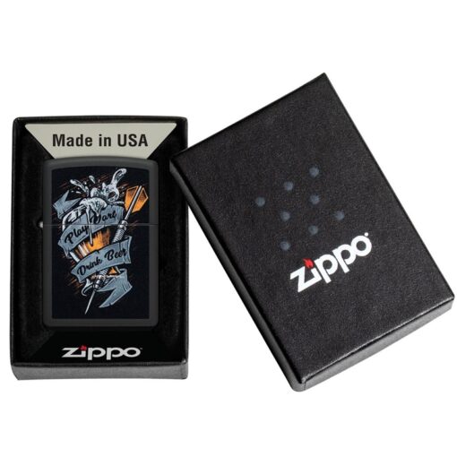 Zippo Darts Design Black Matte - 48679 - Hình ảnh 6