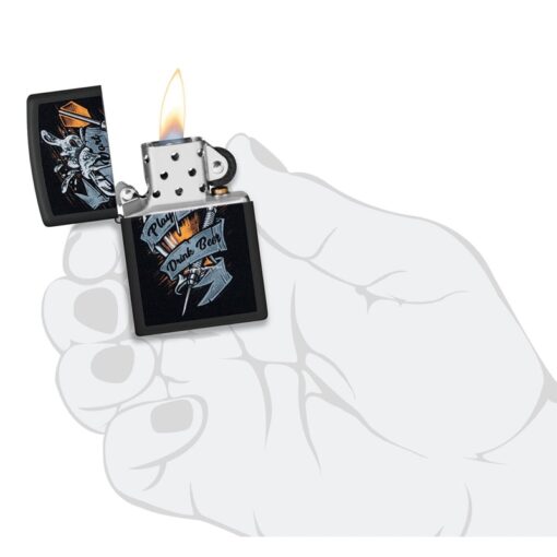 Zippo Darts Design Black Matte - 48679 - Hình ảnh 5