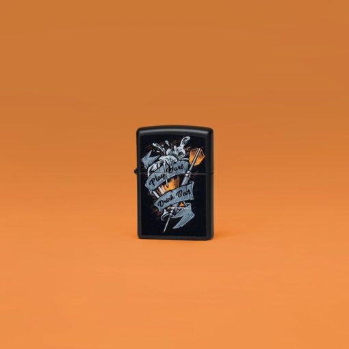Zippo Darts Design Black Matte - 48679 - Hình ảnh 7