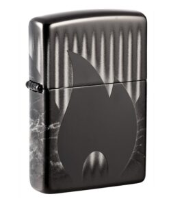 Zippo Flame Design High Polish Black - 48738