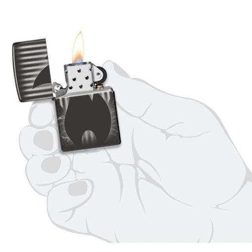 Zippo Flame Design High Polish Black - 48738 - Hình ảnh 9