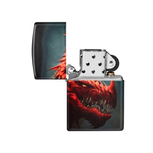Zippo Dragon Design 540 White Matte - 48777 - Hình ảnh 2