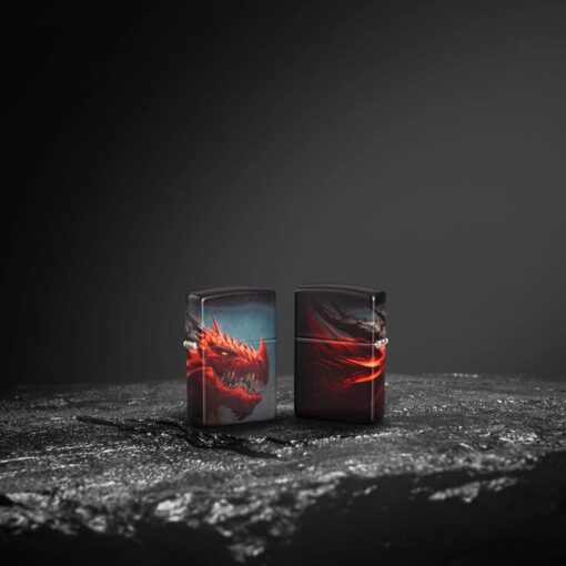 Zippo Dragon Design 540 White Matte - 48777 - Hình ảnh 11