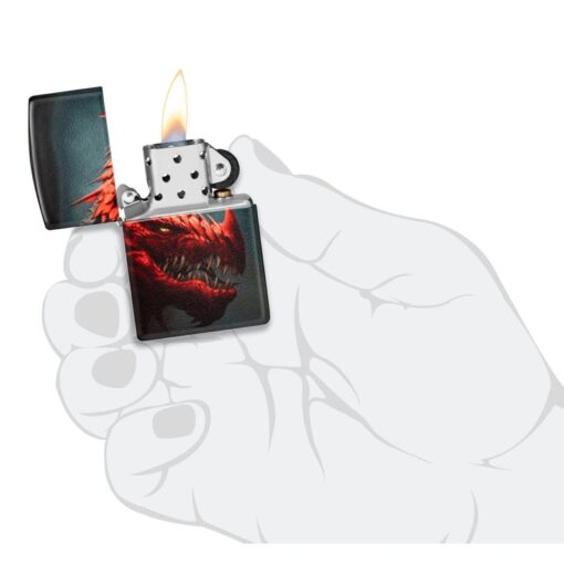 Zippo Dragon Design 540 White Matte - 48777 - Hình ảnh 9