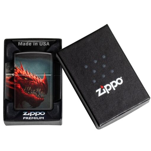 Zippo Dragon Design 540 White Matte - 48777 - Hình ảnh 10