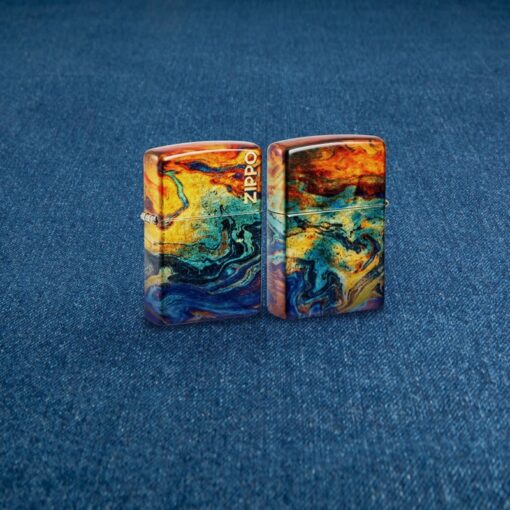 Zippo Colorful Design 540 Tumbled Brass - 48778 - Hình ảnh 11