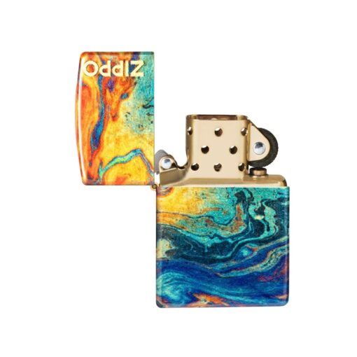 Zippo Colorful Design 540 Tumbled Brass - 48778 - Hình ảnh 2