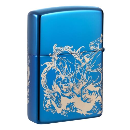 Zippo Atlantis Design High Polish Blue - 48787 - Hình ảnh 3