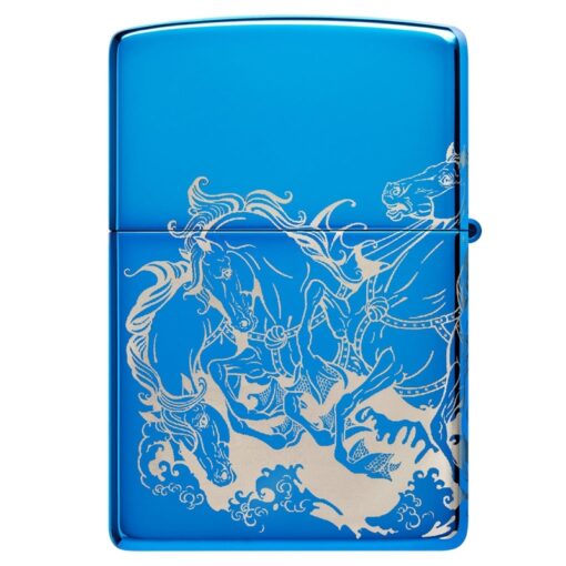 Zippo Atlantis Design High Polish Blue - 48787 - Hình ảnh 5