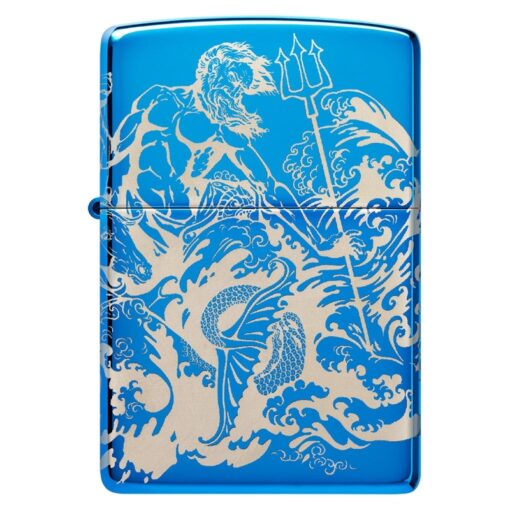 Zippo Atlantis Design High Polish Blue - 48787 - Hình ảnh 4