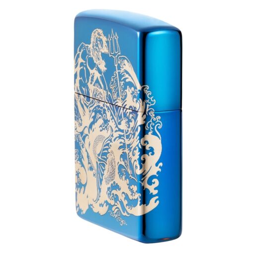 Zippo Atlantis Design High Polish Blue - 48787 - Hình ảnh 7