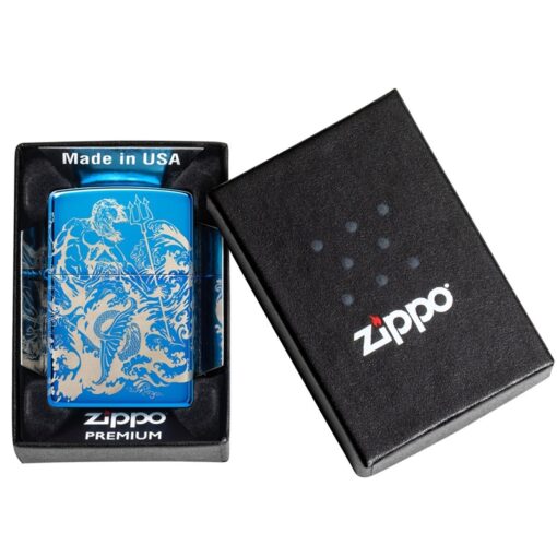 Zippo Atlantis Design High Polish Blue - 48787 - Hình ảnh 10