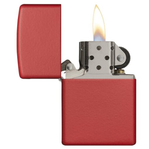 Zippo Classic Matte Red – 233 - Hình ảnh 4