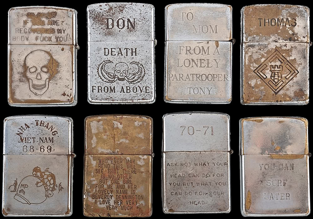 Bật lửa Zippo sản xuất trong chiến tranh Việt Nam