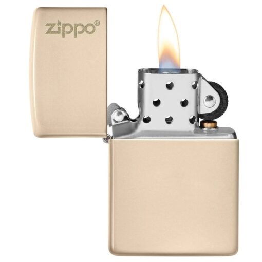 Zippo Classic Flat Sand with Zippo Logo – 49453ZL - Hình ảnh 4