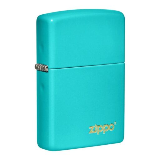 Zippo Classic Flat Turquoise with Zippo Logo- 49454ZL