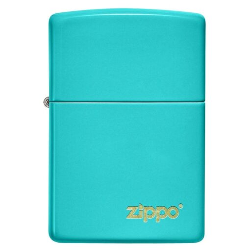 Zippo Classic Flat Turquoise with Zippo Logo- 49454ZL - Hình ảnh 3