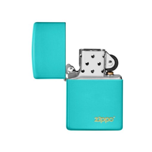 Zippo Classic Flat Turquoise with Zippo Logo- 49454ZL - Hình ảnh 2